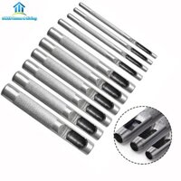 [Oncem] 10 chiếc Dụng cụ đục lỗ bằng da Bộ dụng cụ khoan rỗng 1-10mm【Ready Stock】