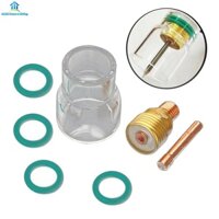 [Oncem] 7 CÁI Đèn pin hàn TIG Ống kính khí cứng #12 Bộ cốc thủy tinh cho WP-17 WP-18 WP-26