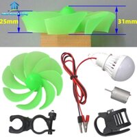 [Oncem] Lưỡi dao động cơ tuabin gió Mini W / Bóng đèn DIY Kit Máy phát điện năng lượng thay thế