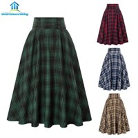 [Oncem] Váy Một Dòng Váy Nữ Thanh Lịch Rời Váy Dài Vintage Giá Rẻ【Ready Stock】