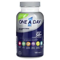 One-A-Day Men’s 50+ Complete Multivitamin/Multimineral Supplement 100 Tablets