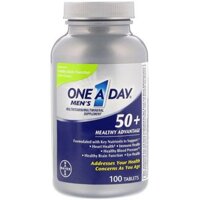 One-A-Day Men’s 50+ Complete Multivitamin/Multimineral Supplement 100 Tablets