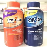 One A Day Men's và WONMEN'S Health Formula 300 Viên. #thucphamchucnang