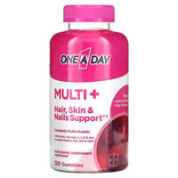 One-A-Day Multi + Hair Skin & Nails Support 120 Gummies