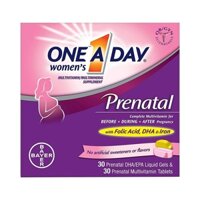 One A Day Prenatal Advanced Complete Multivitamin with Brain Support Bayer 60 viên – Viên uống bổ bầu