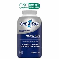 One A Day Viên Uống Bổ Sung Vitamin Cho Nam Giới 50+ Men’s Healthy Advantage 300 Viên