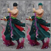 One Piece GK Ngôi Sao Một Thanh Kiếm Zoro Điêu Khắc Hai Đầu Tượng Đứng Mẫu Trang Trí Đóng Hộp Hình