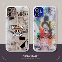 One Piece Luffy phù hợp với 12 Pro Max / 12mini / 11Pro / Max Apple XS / XR cho điện thoại di động iPhone7 / 8plus mềm