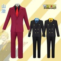 One Piece Shanzhi Cos Trang Phục Sunkist Và Zhiguo Đỏ Vàng Xanh Phù Hợp Với Đồng Phục Anime Cosplay Trang Phục Nam NS