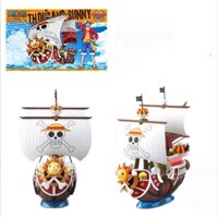 One Piece THOUSAND SUNNY Pirate Ship Toy Model Assembled Collectible