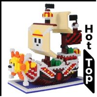 One Piece thuyền Thousand Sunny mô hình lắp ráp tàu hải tặc đồ chơi cho bé trai trẻ em Hot Top