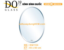 Gương hoa văn Đình Quốc 1104 45 x 60 cm