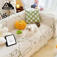 Onehome sofa bọc vải sợi len đa năng sofa đa năng