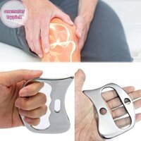 Onemetertry Thép không gỉ Gua Sha Máy mát xa cơ bắp Dụng cụ cạo kim loại Cơ thể Khăn giấy sâu Fascia Mặt Thư giãn Massage Định hình cơ thể VN