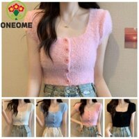 ONEOME Áo len đan ONEOME Sang trọng mùa hè ngọt ngào