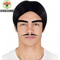 Oneome Gomez Adams Tóc Giả Râu Ngắn Thẳng Cosplay Trang Phục Nhập Vai
