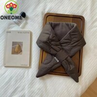 ONEOME Khăn quàng lông chéo ONEOME Màu trơn Thiết kế mới ngoài trời