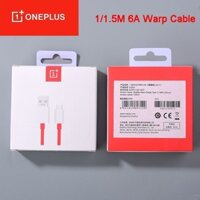 Oneplus 11 10 9 9R Nord 2 N10 CE 5G Warp Charge Type-C Dash Cable 6A Sạc nhanh One Plus 8 7 Pro 7t 7 T 6t 9RT Warp Charger 1 / 1.5M Chiều dài