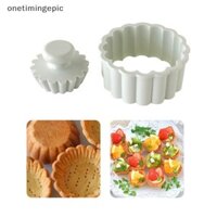 Onetimingepic 2 Cái / bộ Hoa Ren Máy Nướng Khuôn Mini Cupcake Bánh Quy Khuôn Bánh Quy Trứng Trái Cây DIY Khuôn Nhà Bếp Bánh Ngọt Dụng Cụ Nướng Bánh OTE