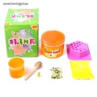 Onetimingstar Tổ Ong Slime Đồ Chơi Co Giãn DIY Trong Suốt Slime Và Đất Sét Mô Phỏng Đồ Chơi Thủ Công Đất Sét Mật Ong Slime Set OTS