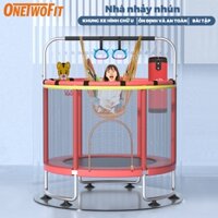 OneTwoFit Nhà nhún nhảy, nhà bóng cho bé 140cm Trampoline CAO CẤP Quà tặng đa dạng Bộ hoàn chỉnh