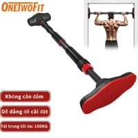 OneTwoFit Thanh xà đơn gắn cửa, xà đơn treo tường chịu lực 150kg - Hàng mới về