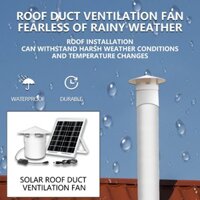 Ống 110/160 năng lượng mặt trời Quạt Ống mái Quạt thông gió 5/12V Quạt thông gió DC Quạt thông gió chống ăn mòn Quạt thông gió chống mưa, khử mùi và khử mùi&--*