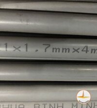 Ống 21x1.7mm nhựa PVC Bình Minh - O21x1.7