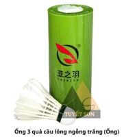 Ống 3 quả cầu lông ngỗng trắng