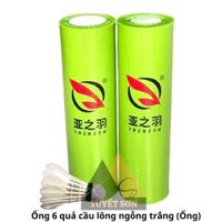 Ống 6 quả cầu lông ngỗng trắng