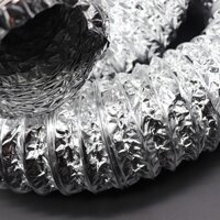 Ống bạc dẫn gió mềm D300 Dẫn khí Thông gió