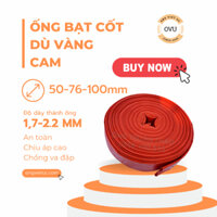 ỐNG BẠT CỐT DÙ VÀNG CAM - ỐNG BẠT TẢI CÁT BÊ TÔNG ỐNG VIỆT ÚC