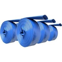 Ống bơm nước vải bạt đúc phi 50 -  ỐNG BẠT CỐT VẢI DÙ TẢI NƯỚC BƠM NƯỚC MÀU XANH {20m}