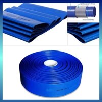 Ống bơm nước vải bạt đúc phi 80 -  ỐNG BẠT CỐT VẢI DÙ TẢI NƯỚC BƠM NƯỚC MÀU XANH {20m}