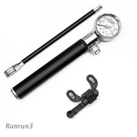 Ống Bơm Xe Đạp Mini Cầm Tay Áp Suất Cao Chống Sốc Có Đồng Hồ Đo Áp Suất Lốp Xe Đạp