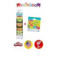Ống bột nặn 10 màu tặng E0801 Bộ Play Doh đầu đời CB22037-E0801