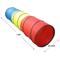 Ống chui đơn - Ống chui 2 đầu kèm túi đựng, giúp bé thỏa sức vui chơi cùng bạn bè
