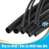 Ống co nhiệt | Dây co nhiệt | Gen co nhiệt màu đen - 10.0/5.0mm