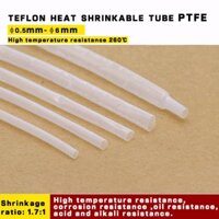 Ống co nhiệt Teflon Trong suốt 0,5-6mm Thân thiện với môi trường Chống cháy Teflon Ống co nhiệt Chống ăn mòn 260 độ Nhiệt độ cao &