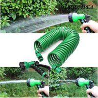 Ống cuộn dây sân vườn URJUMPEA, Ống nước co giãn 7,5 ~ 30m, Đầu nối 3 / 8 "Vòi áp lực cao Rửa xe Vòi nước sân vườn