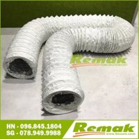 Ống dẫn gió mềm D400 phủ 2 Lớp Bạc Remak
