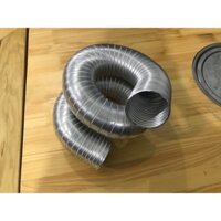 Ống dẫn khói, khí, mùi mềm, co giãn D80mm, chất liệu nhôm nhún bền, chịu nhiệt