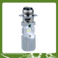 óng đèn xe máy - Bóng đèn chân M5 4 tim LED