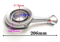 ỐNG ĐIẾU BẾP GA SAKURA SA-742F 206MM   -  Mã sản phẩm: P0000414