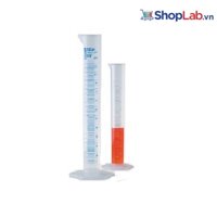 Ống đong nhựa có mỏ 10ml, chia độ ± 0.2ml 016.06.010 Isolab