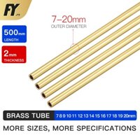 Ống Đồng Thau Treo Tường 2mm Chiều Dài 500mm OD 7-20mm 7 8 9 10 11 12 13 14 15 16 17 18 19 20mm Chất Lượng Cao
