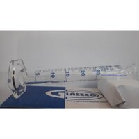 Ống đong thủy tinh đế lục giác loại A Glassco-UK 25ml