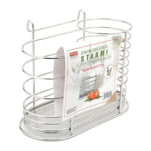 Ống đũa 2 ngăn có móc gài st_954 inox hàn quốc
