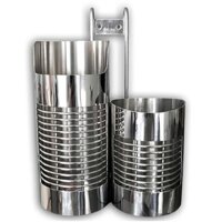 Ống đũa đôi inox 304, giỏ đũa inox 2 ngăn