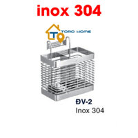 Ống đũa inox 304 loại 2 ngăn kiểu lưới ĐV-2 Toro Home, Cam kết chất liệu inox Chuẩn 304